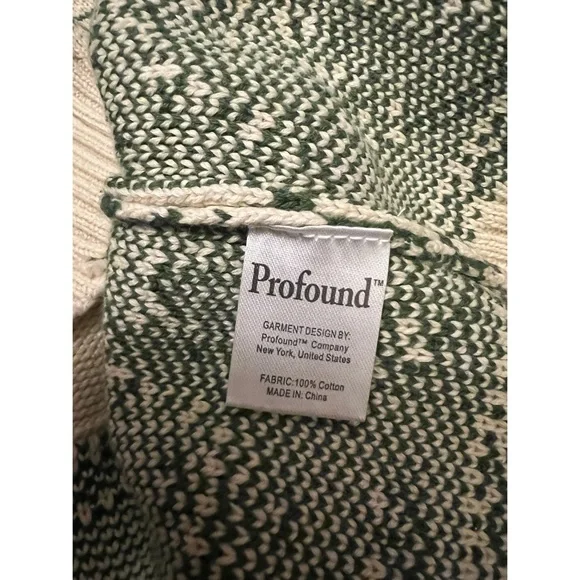Free People x Profound Knitted Floral Paisley Sweater